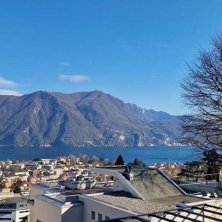 Lugano Lakeview Apartment Private Parking & Self Check-In Esterno foto