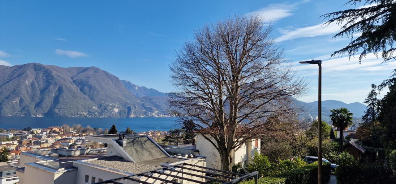 Lugano Lakeview Apartment Private Parking & Self Check-In Esterno foto